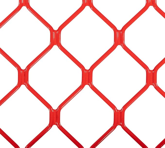 Mytee Products 10 Pack 48"x30" (Drop) Red-Coated Aluminum Mesh Brick Guard Corner Protector - L Shape Mesh Edge Guard Corrosion Resistant