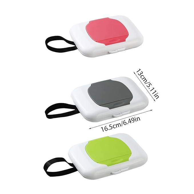 Wipes Dispensers Refillable Wipe Holder Baby Wipe Box Case For Indoor Outdoor Reusable Travel Wet Wipe Container Soft Wet Wipes Container