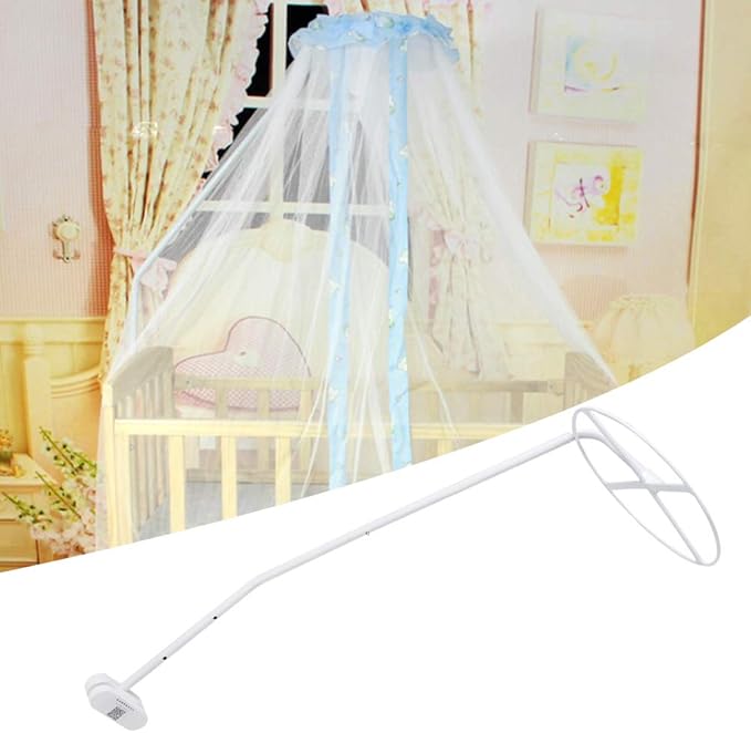 Mosquito Net Holder,Mosquito Net Stand Holder Set Adjustable Clip-On Crib Canopy Holder Rack Mosquito Net Accessories