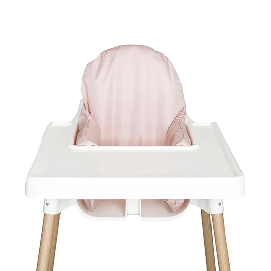 Nibble and Rest Highchair Cushion Cover, Compatible with IKEA Antilop Highchair, Stain-Proof, and Wipeable (Cushion NOT Included) (Dusty Pink)