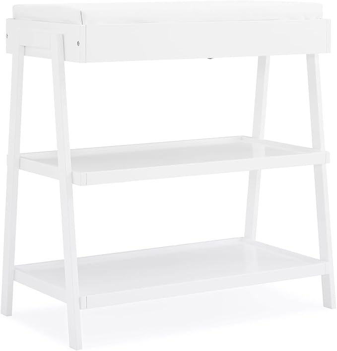 Delta Children Scout Changing Table - Greenguard Gold Certified, Bianca White