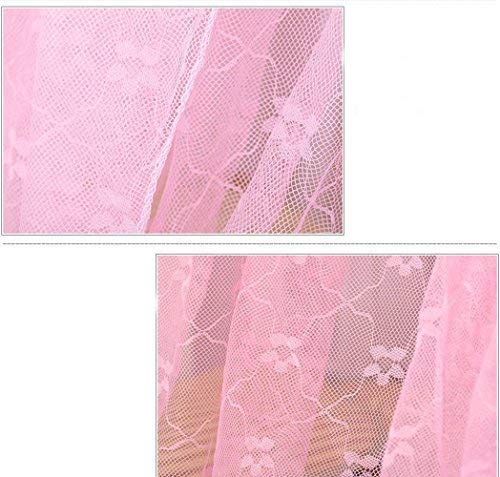 Princess Dome Baby Mosquito Net Nursery Crib Bed Pink Canopy Mesh Insect Netting Without Stand