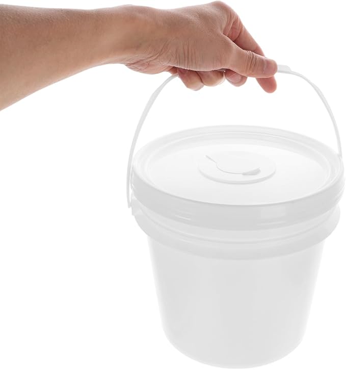 Angoily Portable Car Wipes Dispenser Large Capacity Airtight Flushable Wipes Holder Wet Tissue Container for Baby Wipes Travel Home Use 8.07X8.07X7.67 Inch