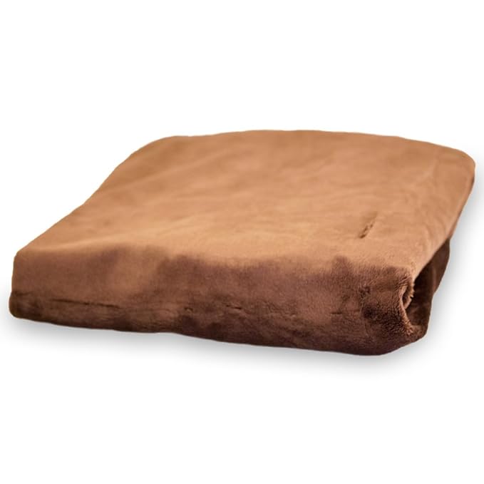 Rumble Tuff Silky Minky Changing Pad Cover, Standard Size, Premium Soft Touch Nursery Essential - Chocolate