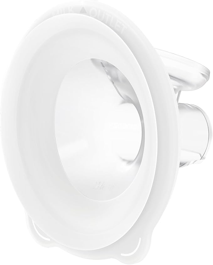 Momcozy Original S12Pro Quick Replacement Accessories, Only Compatible with Momcozy S12Pro Quick Breast Pump NOT for S9Pro/S12Pro (DoubleFit Hybrid Flange 24mm,1 Pack)