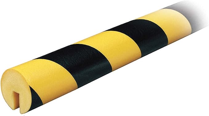 Edge Guard, Rounded, Black/Yellow