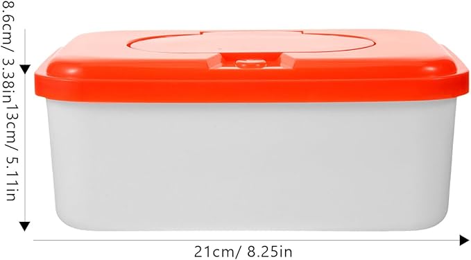 2pcs Wipe Box Travel Wipes Case Travel Dispenser Tissue Dispenser Container Pp Diaper