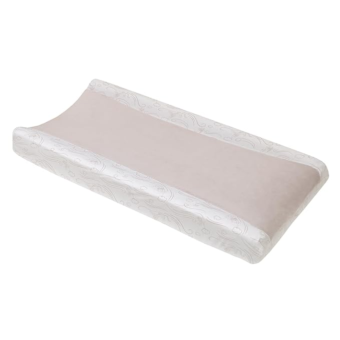 NoJo Disney Winnie The Pooh - Blustery Day Grey and White Super Soft Changing Pad Cover