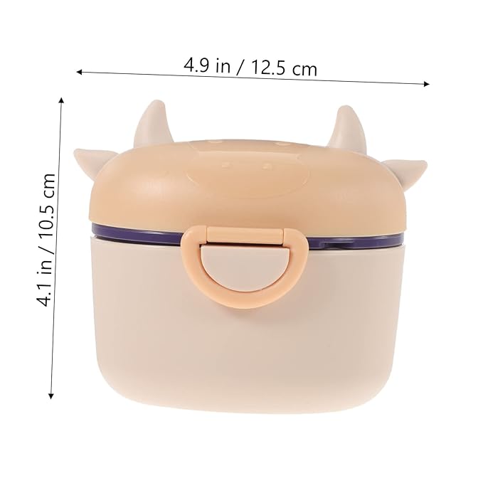 Toddmomy Milk Powder Case Scoop Rice Noodle Storage Tank Snack Storage Container Leak-proof for Travel and Everyday Use