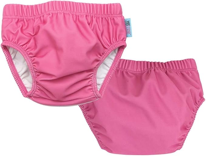 ZOOCCHINI Baby & Toddler Pack of 2 Reusable Swim Diapers – Waterproof with UPF 50+ Sun Protection, Chlorine & Salt Water Resistant, Leakproof Design, Sophie the Shark - 12-24 Months