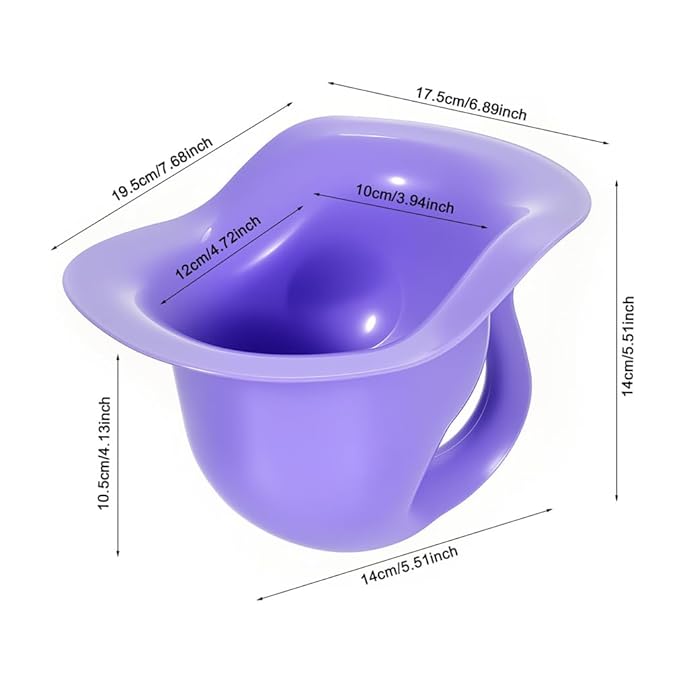 Potty Training Toilet Newborn Potty Training Newborn Potty Hat Elimination Communication with 2pcs Cotton Fleece Cozy for Indoor & Outdoor Purple
