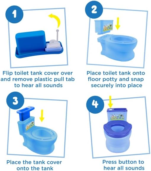 Bluey Playtime Floor Potty Trainer w/Sound