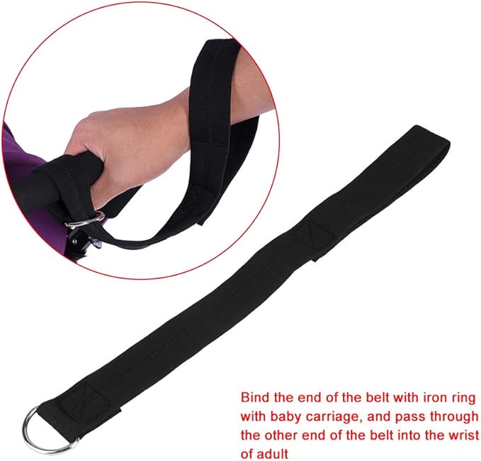 Naroote Stroller Handle for Toddler, Adjustable Baby Stroller Safety Wrist Strap Baby Stroller Straps Child Wrist Leash for Stroller and Wheelchair Security