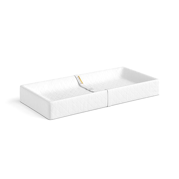 Storkcraft Nest Changing Topper with Nest 4-Sided Contoured Changing Pad - Pebble Gray