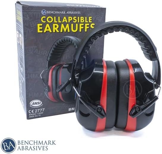 Benchmark Abrasives Earmuff Hearing Protection – Collapsable