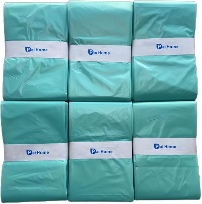 Diaper Refill Liners Compatible with Classic Diaper Pail Refills Holds up to 3480 Diapers (6 Pack) Baby Powder Scent