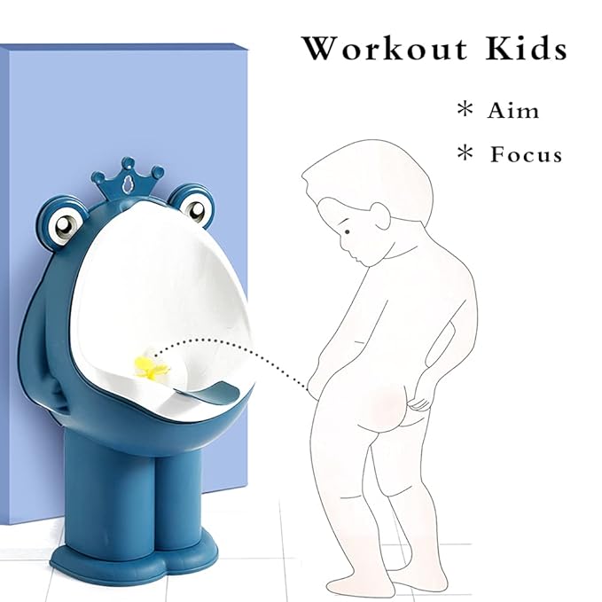 Frog Pee Training,Potty Training Urinal Children's Urinal Kids Toilet Child Standing Urinal Wall-Mounted Toilet for Boy
