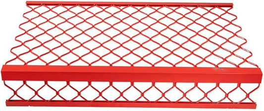 Mytee Products 20 Pack 40" x 24" (Drop) Aluminum Mesh Brick Guard Corner Protector – Red Coated L-Shaped Edge Guard, Corrosion-Resistant Protection
