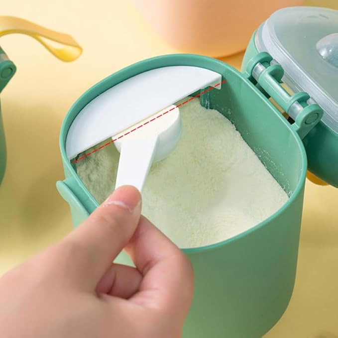 Toddmomy 2-Pack Baby Formula Dispenser with Scoop Airtight Milk Powder Storage Box for Travel Portable Baby Food Container for on-the-Go Feeding