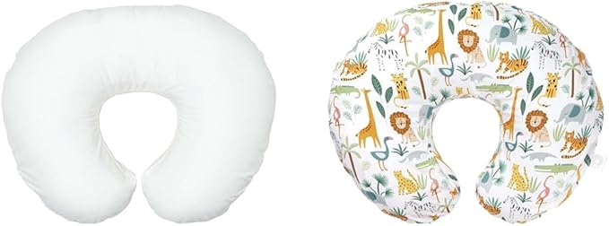 Boppy Original Nursing Pillow Liner Nursing Pillow Cover, Colorful Wildlife, Fits Original Support for Breastfeeding