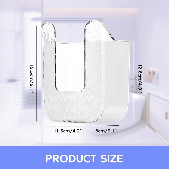 Kitchen Wipes Storage Box, Wall Mounted Paper Towel Box, Wall Mounteds Wet Wipes Holder Dispenser, Wall Mounted Paper Towel Box Bracket (Gray,4pcs)