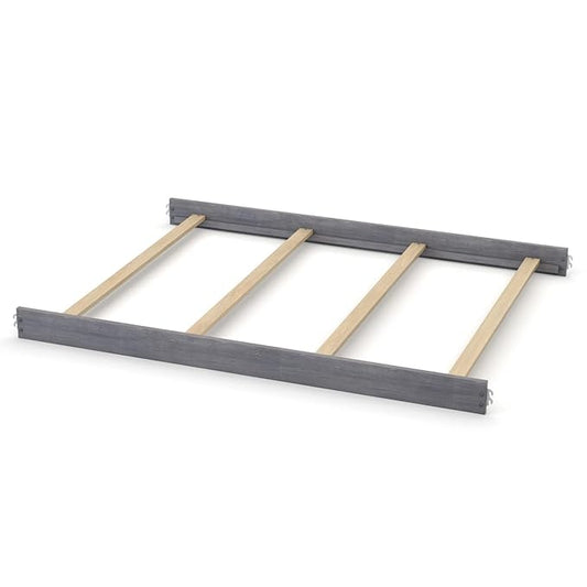 Full-Size Conversion Kit Bed Rails for Oxford, Soho, Ozlo & Avalon Baby Convertible Cribs - Solid Wood - Toddler and Adult Rail for Full-Size Bed - Nursery and Baby Furniture (Cloud Gray, Hook-On Kit)