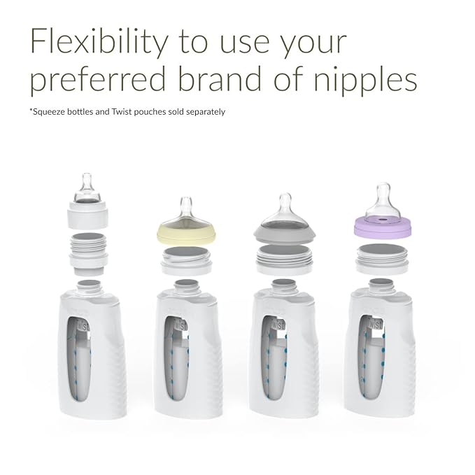Kiinde Twist Milk Storage Bag Breast Pump & Baby Bottle Adapter Kit for All Major Breast Pump Brands (Pack of 14)