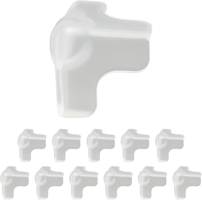 12 PCS Corner Protectors for Baby, Transparent Corner Protectors, Baby Proof Corners and Edges for Wood, Aluminium, Glass, Metals, Marble, Concrete, Edges & Sharp Corners, Which Adopt an Airbag Design