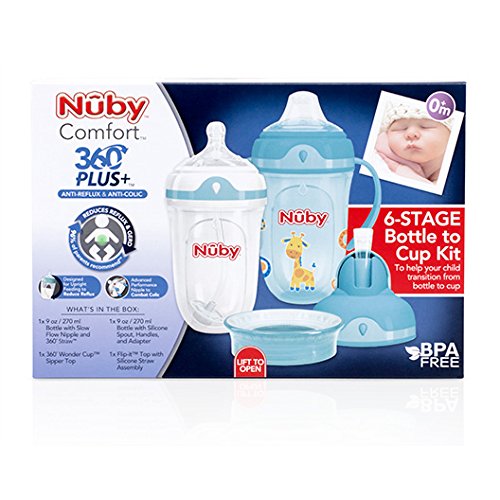 Nuby 6 Stage 360 Comfort Cup Starter Set