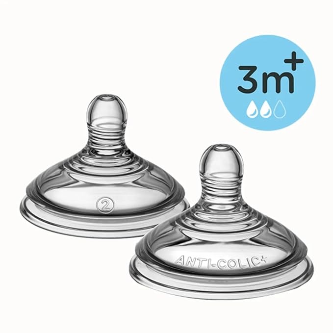 Tommee Tippee Closer to Nature Medium Flow Teats (Pack of 2)