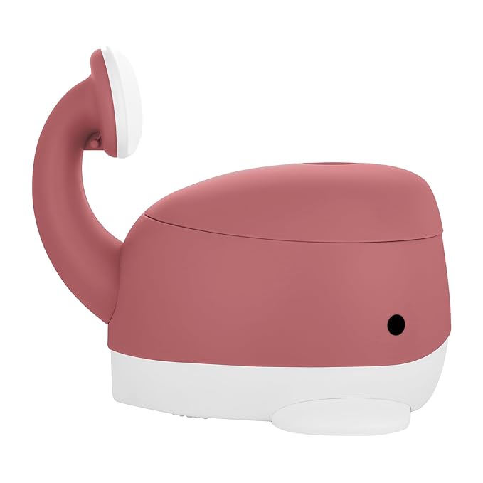 Kindsgut Whale Potty Training Toilet – Ergonomic Toddler Potty for Boys & Girls, Designed in Germany, Non-Slip & Easy Clean, Dusty Pink