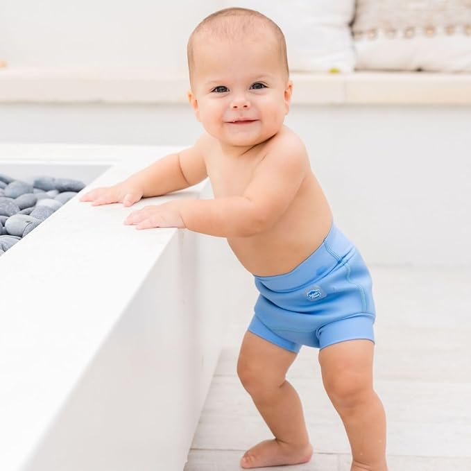 Splash About Happy Nappy Reusable Swim Diaper, Cashmere Blue, 4-5 Years