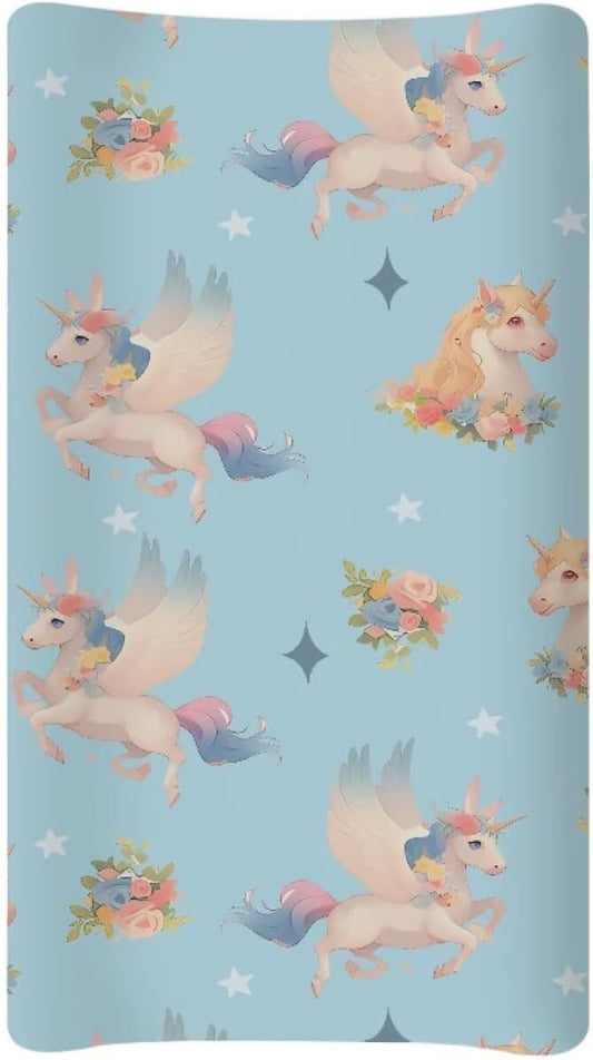 Changing Pad Covers for Boys Girls Carddle Sheet Set for Baby Boys Girls Breathable & Washable Cover