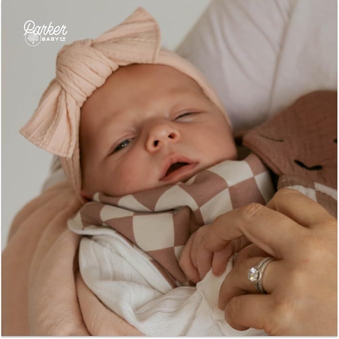 Parker Baby Bandana Drool Bibs for Boys, Girls & Unisex - Soft & Stylish Teething Bibs for Babies