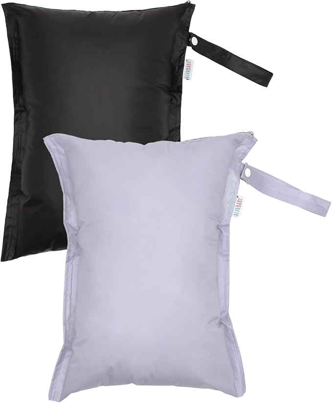 ALVA Waterproof Leakproof Wet Dry Bag 2-Pack | Reusable for Swim, Baby Clothes, Diapers & Travel 2LK02