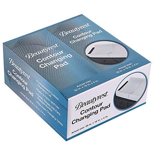 Beautyrest Foam Contoured Changing Pad with Waterproof Cover (Pack of 2)