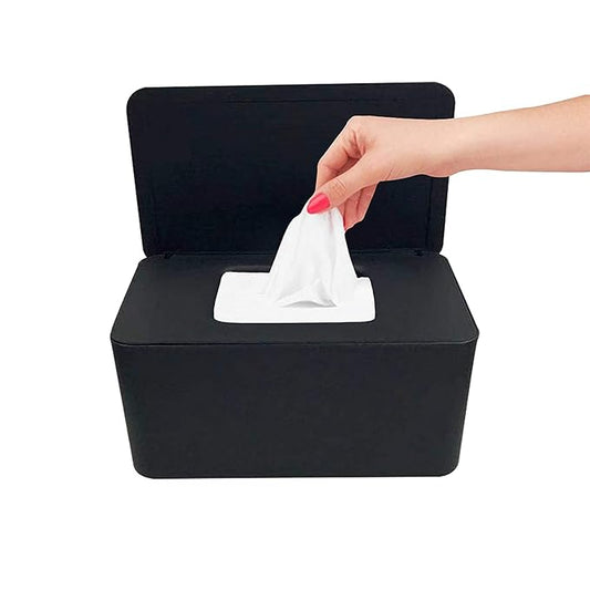 Moorfowl Baby Wipe Dispenser for Bathroom, Upgarde Design(8.2L x 4.9W x 3.9H inches), Minimalist Flushable Wipes Container for Home Car