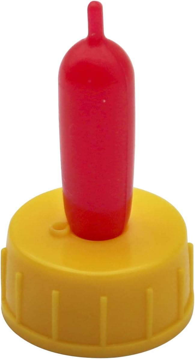 Baby Goat Nipple, 20 Pieces Goat Lamb Teat Feeder Bottle Topper Feeding,Soft Rubber Goat Milk Drinking Nipple for Nursing Lambs,Puppy (Yellow, 20 Pieces)