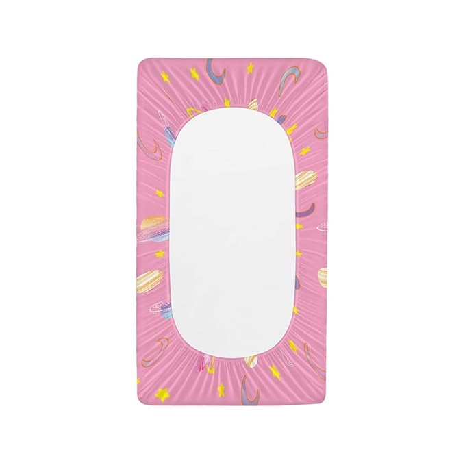 Planet Changing Pad Cover for Baby Girls Comfy Soft Diaper Change Table Pad Covers Lightweight Breathable Changing Pads Sheets Cover