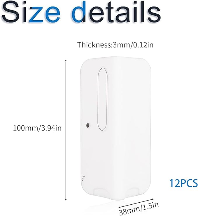 INCREWAY 12 PCS White Baseboard Corner Blocks Silicone Self Adhesive Safety Corner Cushion Baby Proofing Edge Guard Protectors for Furniture Wall Base