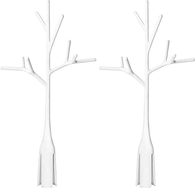 Boon Twig Grass and Lawn Drying Rack Accessory, White (Pack of 2)