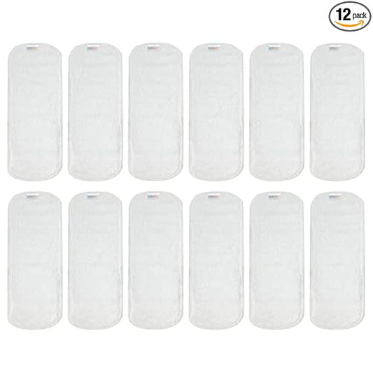 ALVABABY 12PCS Newborn Cloth Diaper Insert,Less Than 12pounds 3-Layer Microfiber Insert 12ST