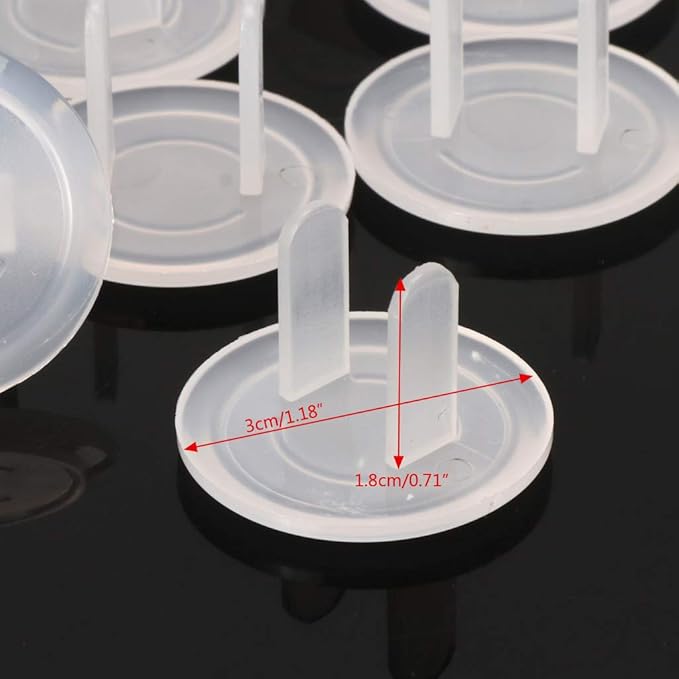 10pcs White US Electrical Outlet Baby for Electric Shock Plugs Protector Cover