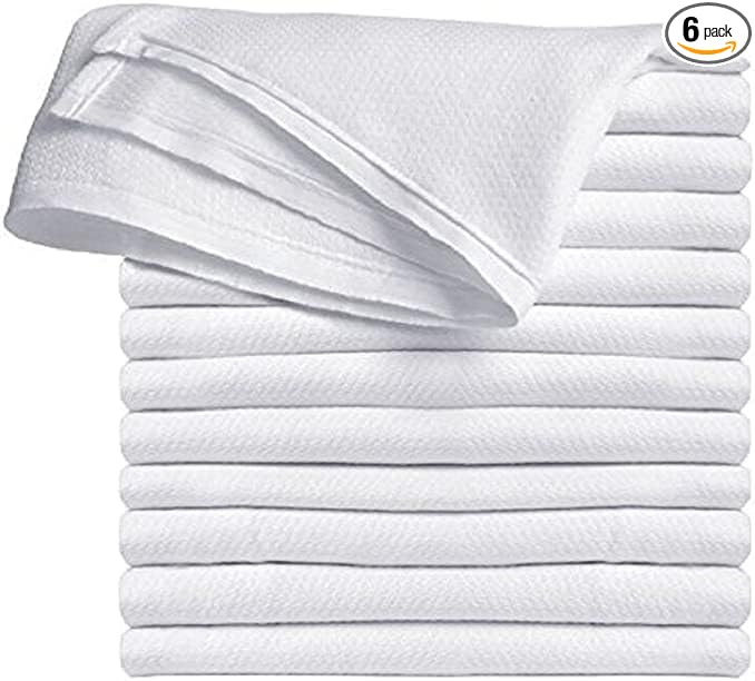 Premium 100% Cotton Cloth Diapers for Baby, 6 Pack Reusable, Machine Wash, Multipurpose Flat Fold Unisex Cloth Diaper