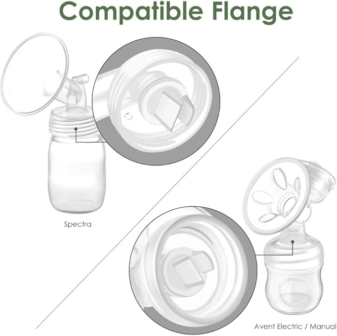 Maymom 2nd Generation Pump Valves with Pull Tab for Spectra S1, S2 and 9 Pumps and Compatible with Avent Comfort Electric Breast Pump; (4 pc)