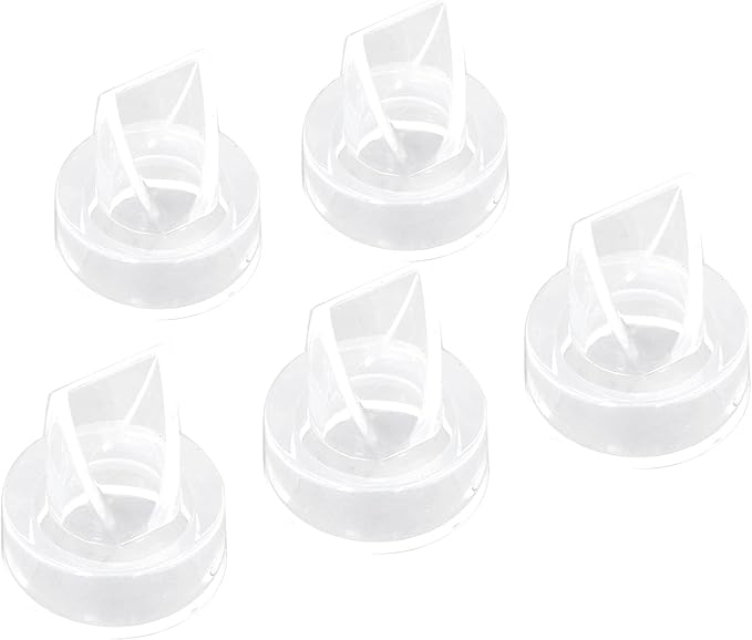 Duckbill Valve Replacement Kit, 5 Pieces, Food Grade Silicone, Baby Pump Valve, Accessories