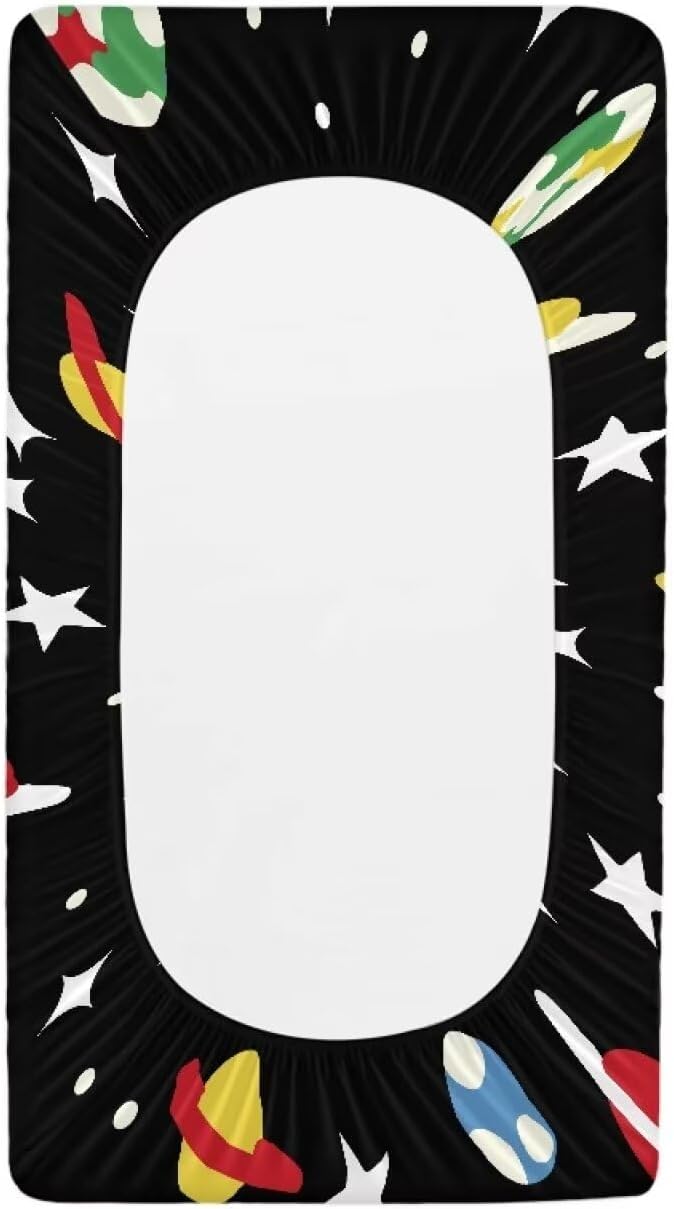 Galaxy Changing Table Cover for Baby Washable Breathable Changing Pad Cover Comfy Waterproof Nursery Pad Change Cover Easy to Clean