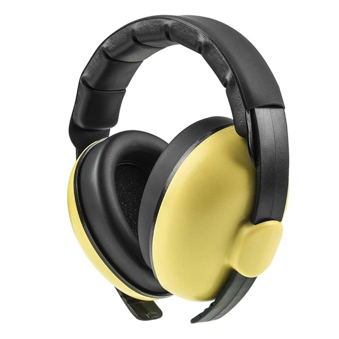 Noise Cancelling Headphones for Kids, Babies Ear Protection Earmuffs Noise Reduction for 0-3 Years Babies, Toddlers, Infant (Yellow)