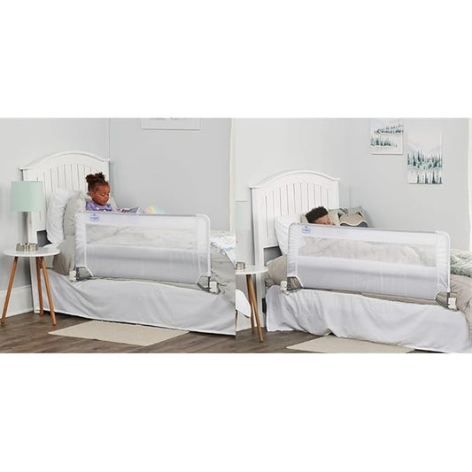 Regalo Swing Down Bed Rail Guard, with Reinforced Anchor Safety System & Swing Down 54-Inch Extra Long Bed Rail Guard, with Reinforced Anchor Safety System