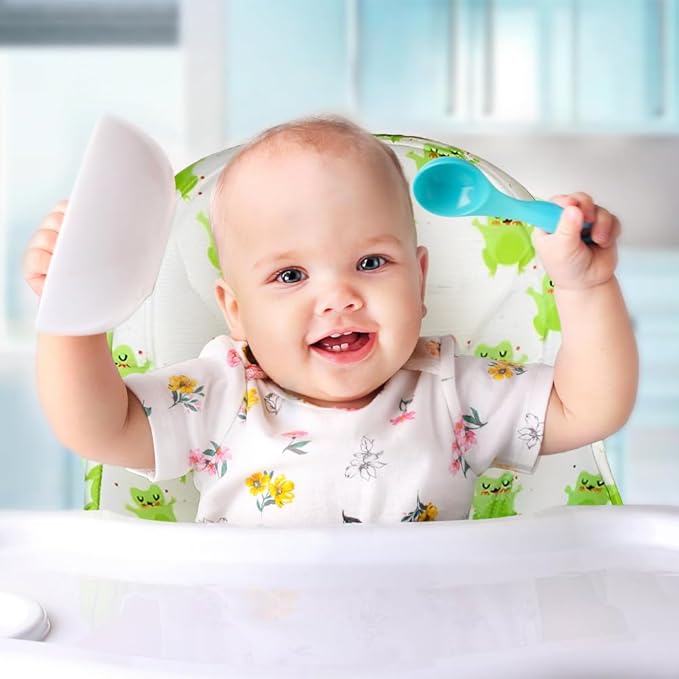 Surakey Baby High Chair Seat Cushion Liner Mat Pad Cover Breathable High Chair Cover for Baby Seat Cushion Dining Chair Pad, Peach